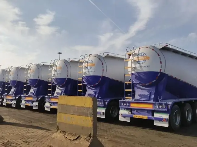 bulk cement trailer in Algeria