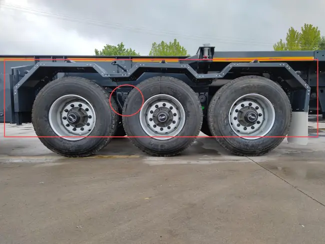 axles and steel fenders