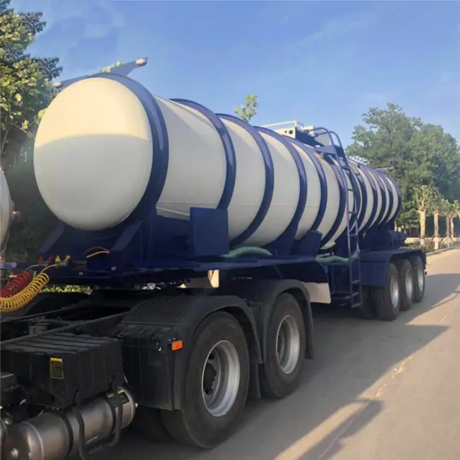 acid tank trailer
