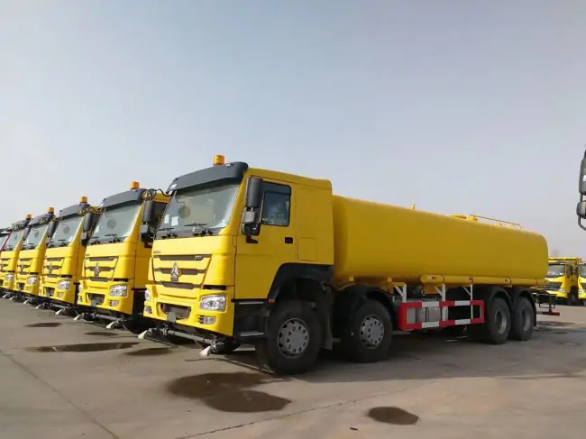 6x4 water bowser truck
