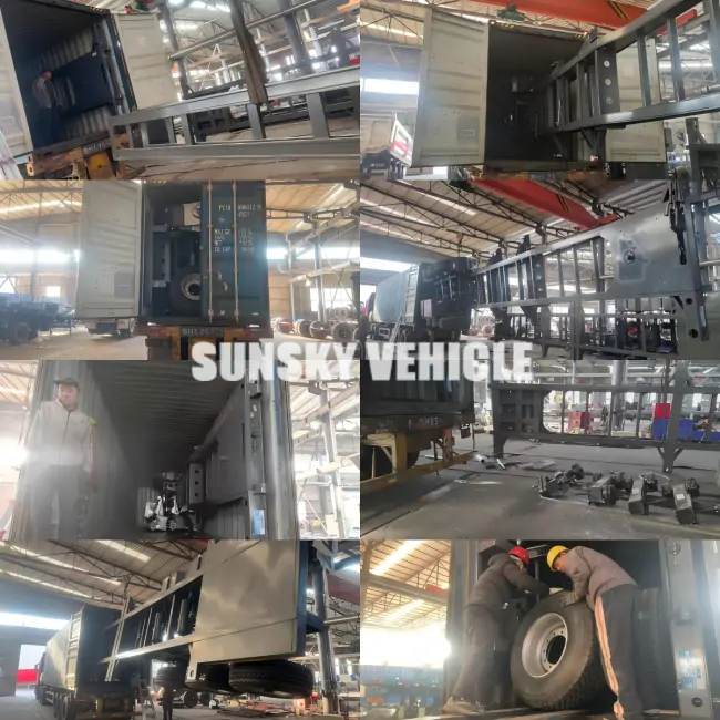 packing-of-40ft-chassis-trialer