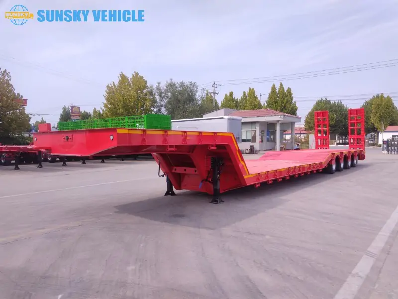 80 Ton Lowbed Trailer complete trailer