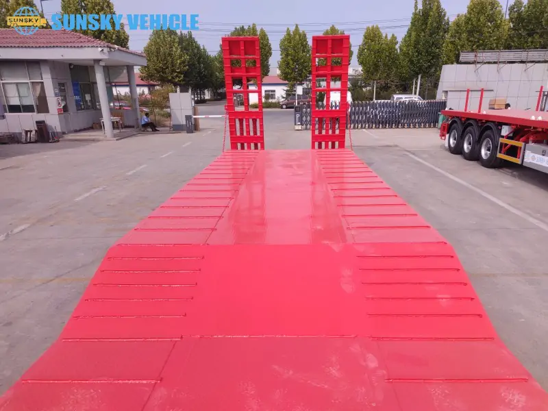 80 Ton Lowbed Trailer platform