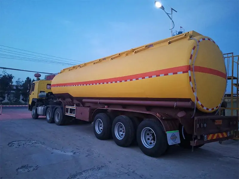 3 axle 40 CBM fuel tank trailer