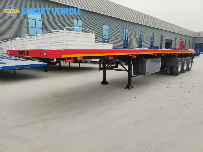 40 Foot Flatbed Trailer complete trailer