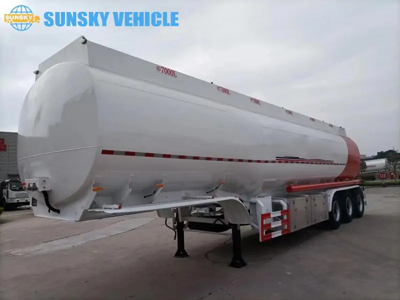42,000L fuel tank trailer complete trailer