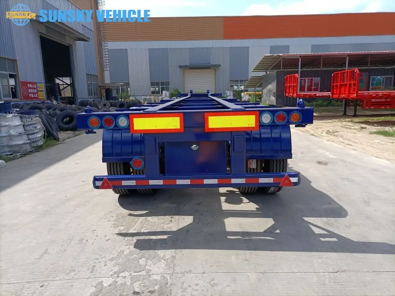 45ft Container Trailer tail structure