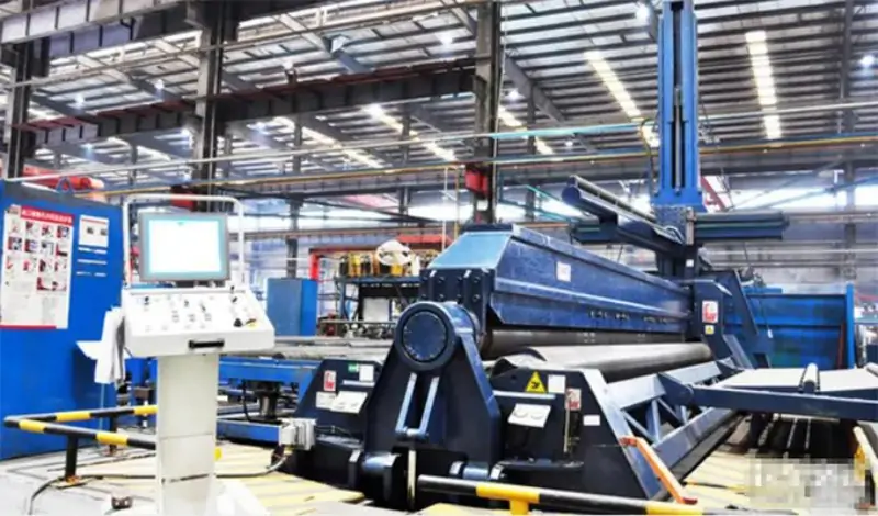 CNC plate rolling machine