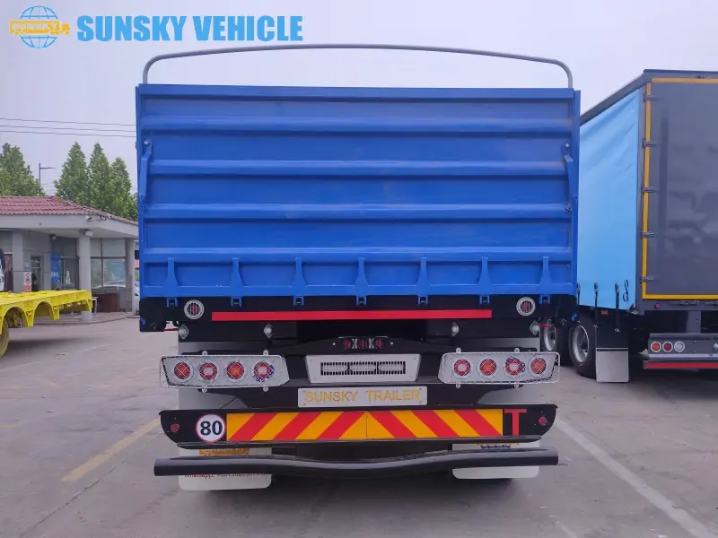 Dropside Trailer for Sale tail structure