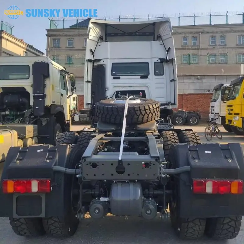 SINOTRUK HOWO 400HP Tractor Head tail structure