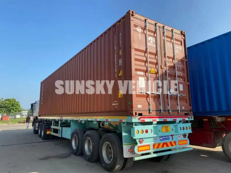 How to Secure a Container on Flatbed Trailer