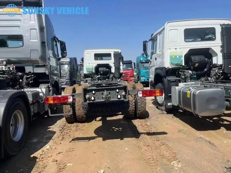 Used HOWO 6x4 Freight Truck chassis