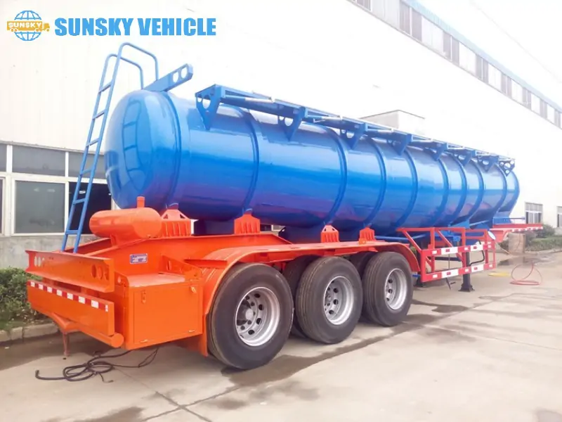 Acid Tanker Trailer complete trailer