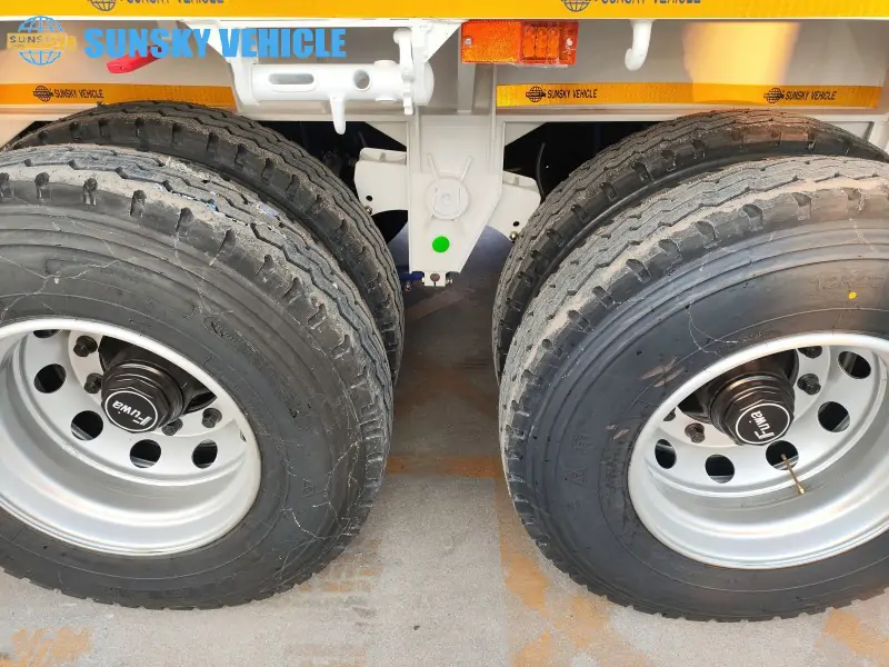 Fence Trailer tire and suspension