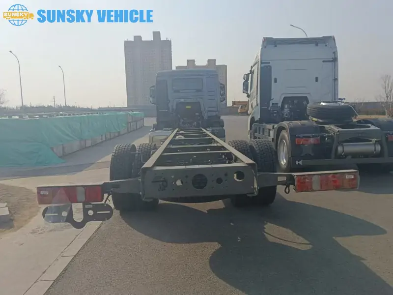 chassis of HOWO TX 4x2 Chassis Cab Truck
