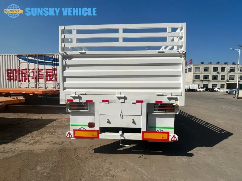 Drawbar Trailer tail structure