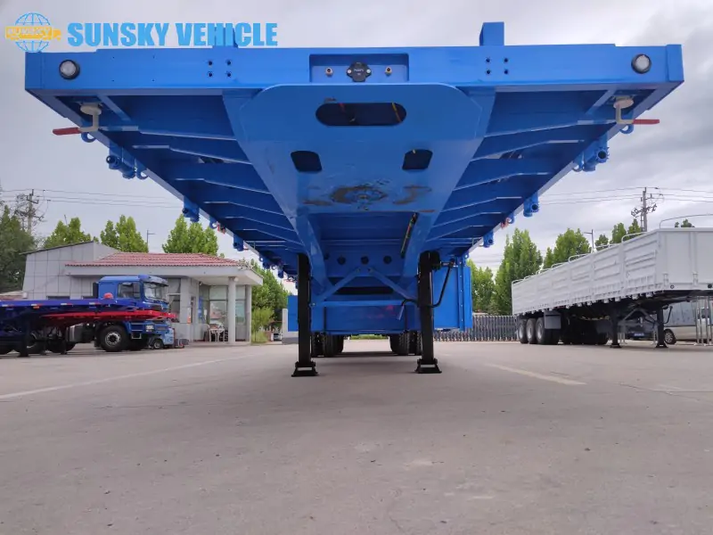 Flatbed Semi Trailer chassis