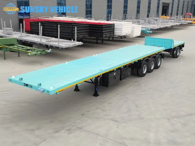 flatbed-trailer-with-dangler-trailer-complete-trailer