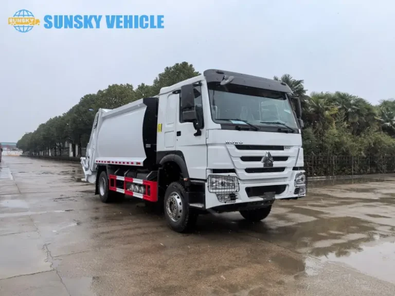 garbage compactor truck