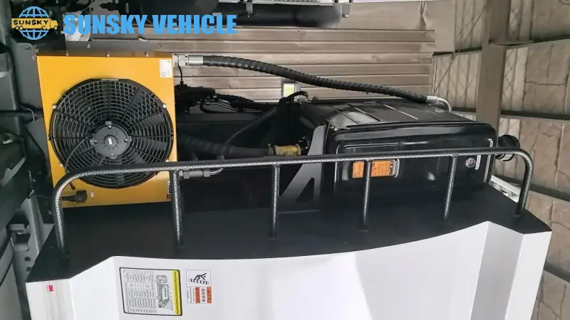 garbage compactor Radiator