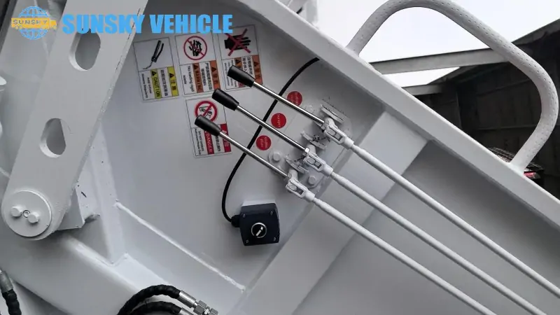 garbage compactor Rear operating system