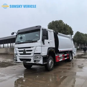garbage compactor truck