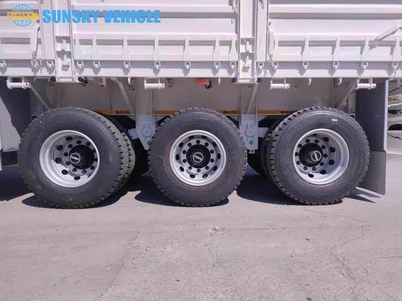 Grain Trailer tire and suspension