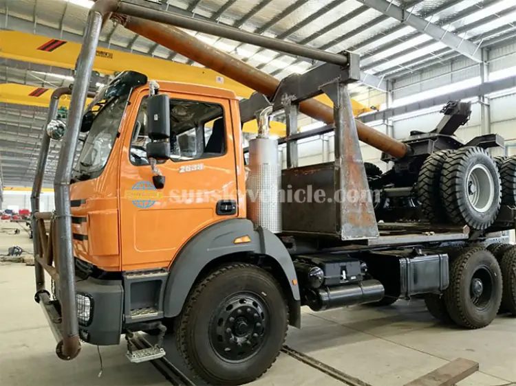 log truck trailer