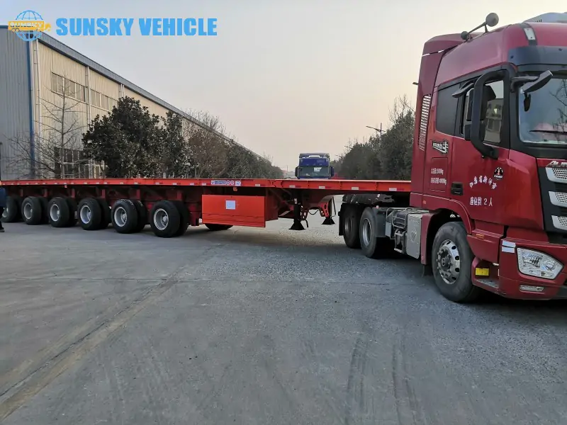 Wind Blade Trailer complete trailer